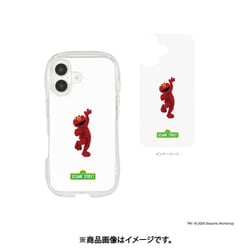 SSM-134A [iPhone 16用 クリスタルクリアケース セサミストリート エルモ]