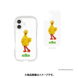 SSM-134C [iPhone 16用 クリスタルクリアケース セサミストリート ビッグバード]