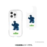 SSM-135B [iPhone 16 Pro用 クリスタルクリアケース セサミストリート クッキーモンスター]