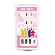 USB Type-C付き ACタップ テレタビーズ pink MTTB-07B