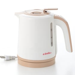 ＆smile 倒れてもこぼれにくい 電気ケトル 1.0L AS-100