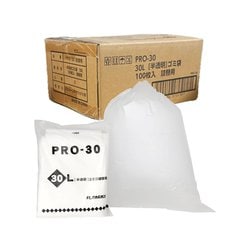 PRO-30 ゴミ袋 詰め替え 30L 約縦70cm×横50cm×厚さ0.012mm 100枚 5個 半透明 PR-331B