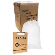 PRO-30 ゴミ袋 BOX 30L 約縦70cm×横50cm×厚さ0.012mm 100枚 5個 半透明 PR-332B