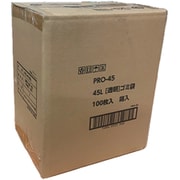 PRO-45 ゴミ袋 詰め替え 45L 約縦80cm×横65cm×厚さ0.025mm 100枚 5個 透明 PR-345B