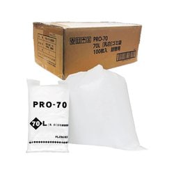 PRO-70 ゴミ袋 詰め替え 70L 約縦90cm×横80cm×厚さ0.018mm 100枚 5個 乳白 PR-371B