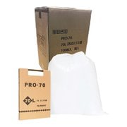 PRO-70 ゴミ袋 BOX 70L 約縦90cm×横80cm×厚さ0.018mm 100枚 5個 乳白 PR-372B
