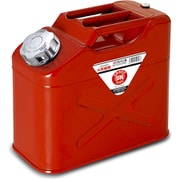 縦型 ガソリン携帯缶 10L レッド CRY10