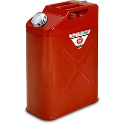 縦型 ガソリン携帯缶 20L レッド CRY20