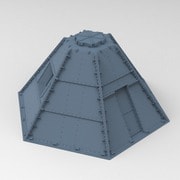 HDM35166 1/35 WWII 日本 タラワ島守備隊 鋼鉄製トーチカ 九六式軽機関銃2丁付 [プラモデル用パーツ]