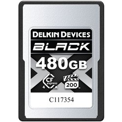 BLACK CFexpress Type A 4.0 カード 480GB 最大読出速度1,830MB/s 最大書込速度1,710MB/s DCA4BV2480