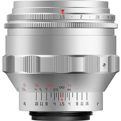 TT-75F15-M42-S [単焦点レンズ 75mm f/1.5 M42マウント ぐるぐるボケ シルバー]