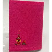 京都刺繍ブックカバー 鉾 ピンク TK7481B
