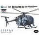 KH50004 1/35 AH-6J/MH-6J リトルバード w/フィギュア [組立式プラスチックモデル]