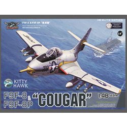 KH80127 1/48 F9F-8/F9F-8P クーガー 2 in 1 [組立式プラスチックモデル]