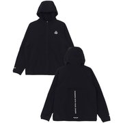 ランニングジャケット メンズ ランニングウェア パーカー Black（K001） Mサイズ CH04-1448