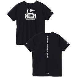 ランニングブービーフェイスTシャツ メンズ ランニングウェア シャツ Black（K001） Mサイズ CH01-2494