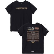 ランニングハートビートTシャツ メンズ ランニングウェア シャツ Black(K001) Lサイズ CH01-2496