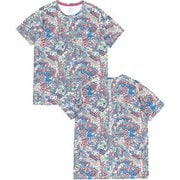 ランニングオールパターンTシャツ メンズ ランニングウェア シャツ Hippie Trip（Z350） Mサイズ CH01-2498