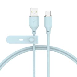 USB-C ＆ USB-A ケーブル ALL CANDY 1.2m アリスブルー AC-CC-JD30A12BL