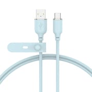 USB-C & USB-A ケーブル ALL CANDY 1.2m アリスブルー AC-CC-JD30A12BL