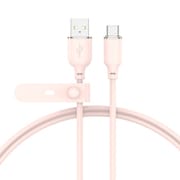 USB-C ＆ USB-A ケーブル ALL CANDY 1.2m ベビーピンク AC-CC-JD30A12PK