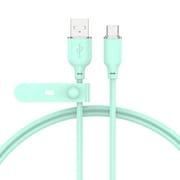 USB-C ＆ USB-A ケーブル ALL CANDY 1.2m アップルグリーン AC-CC-JD30A12GR