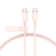 USB-C ＆ USB-C ケーブル ALL CANDY PD対応 60W 1.2m ベビーピンク AC-CC-JD60W12PK