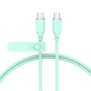 USB-C ＆ USB-C ケーブル ALL CANDY PD対応 60W 1.2m アップルグリーン AC-CC-JD60W12GR