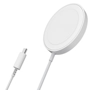 MagSafe対応 マグネット式ワイヤレス充電器 15W ホワイト CMP02WH