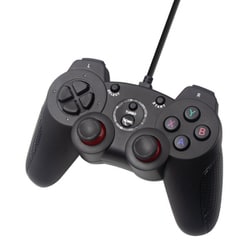 PCゲーム用有線コントローラー ブラック GP-01