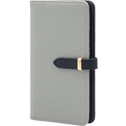 Xiaomi 14T 用 ケース 手帳型 ベルテッド スマホケース シンプル スタンド機能 エレガンテ Elegante/グレー BD-Xi14T-GR
