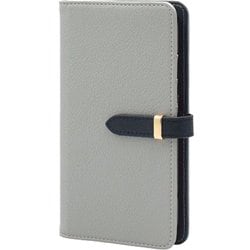 OPPO A3 5G 用 ケース 手帳型 ベルテッド スマホケース シンプル スタンド機能 エレガンテ Elegante/グレー BD-OPA3-GR