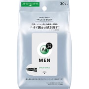 エージー24メン メンズシート フェイス＆ボディ（スタイリッシュシトラス）30枚 [男性化粧品シーズン（ボディーシート）]