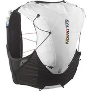 アドバンススキン 12 RACE FLAG (フラスク付) ランニング トレイルランニング ザック 12L BLACK/WHITE XLサイズ LC2483700