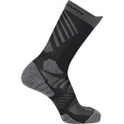 エアロ クルー ユニセックス ランニングウェア ソックス BLACK/CASTELROCK Mサイズ(24.5-26.5cm) LC2626500