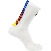 PULSE RACE FLAG CREW ユニセックス ランニングウェア ソックス WHITE Mサイズ(24.5-26.5cm) LC2625300