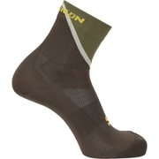パルスアンクル ユニセックス ランニングウェア ソックス WREN/DEEP LICHEN GREEN/SPICY MUSTARD Mサイズ(24.5-26.5cm) LC2686600