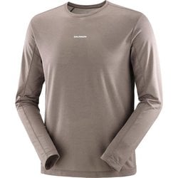 SHKout CORE LS TEE M メンズ ランニングウェア シャツ IRON Sサイズ LC2424600