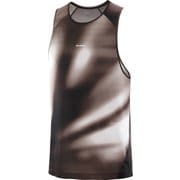 SHKout CORE GRAPHIC メンズ ランニングウェア シャツ COFFEE BEAN/IRON Mサイズ LC2457500