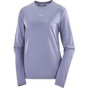 SHKout CORE LS TEE W レディース ランニングウェア シャツ BLUE GRANITE Mサイズ LC2426200