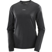 SHKout CORE LS TEE W レディース ランニングウェア シャツ DEEP BLACK Sサイズ LC2426100