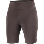 SHKout BLISS SHORT TIGHT 8" レディース ランニングウェア タイツ COFFEE BEAN Mサイズ LC2419500