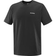 サロモンロゴ メンズ カットソー DEEP BLACK Lサイズ LC2527200