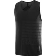 SENSE SINGLET GFX M メンズ ランニングウェア シャツ DEEP BLACK/BLACK BEAUTY Lサイズ LC2692900