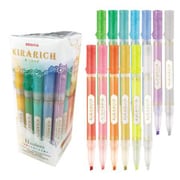 [限定]ラメ入り蛍光ペン キラリッチ 13色セット WKS18-13C