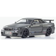 K07130LGR 1/64 【MOTN】 日産 スカイライン R34 GT-R ニスモ CRS Ver. LED搭載 グレー [ダイキャストミニカー]