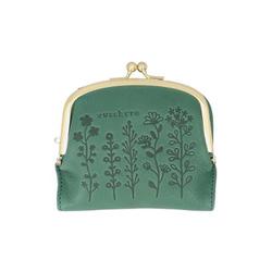 zucchero ズッケロ 花柄がま口財布 財布 グリーン sri55480 55480