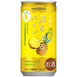 【期間限定】白鶴 ぷるぷるパイン 3度 180ml [リキュール]