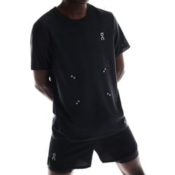 オン On ペース メッシュ T メンズ ランニングウェア シャツ黑 M On Pace Mesh-T オン ペースメッシュT メンズランニングウェア