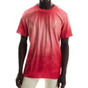 ペース メッシュ T メンズ ランニングウェア シャツ Red Sサイズ 1MF10030672